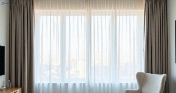 Restored vibrant drapes in hadfield-vic QLD after Matty Curtain Cleaning